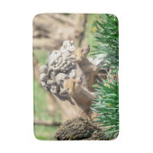 ハドソンバレーのキツネキット バスマット (正面縦)