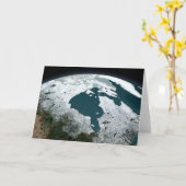 ハドソンベイ海氷2005年11月14日。 カード (黄色い花)