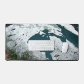 ハドソンベイ海氷2005年11月14日。 デスクマット (キーボード&マウス)