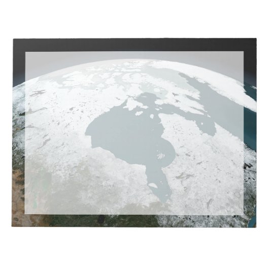 ハドソンベイ海氷2005年11月14日。 ノートパッド (正面)