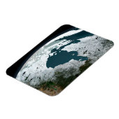 ハドソンベイ海氷2005年11月14日。 マグネット (左側)