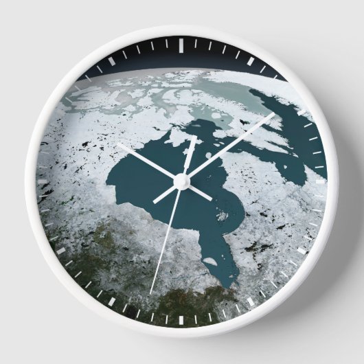 ハドソンベイ海氷2005年11月14日。 壁時計 (正面)