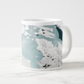 ハドソンベイ海氷2006年4月29日。 ジャンボコーヒーマグカップ (正面右)