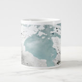 ハドソンベイ海氷2006年4月29日。 ジャンボコーヒーマグカップ (正面)