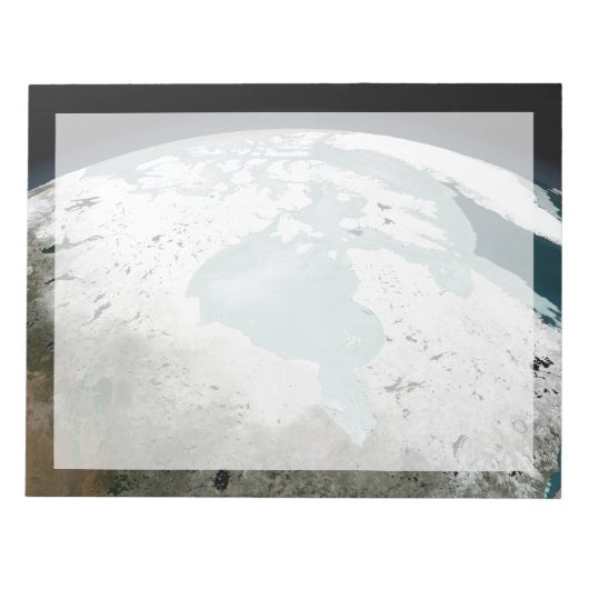 ハドソンベイ海氷2006年4月29日。 ノートパッド (正面)