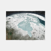 ハドソンベイ海氷2006年4月29日。 フリースブランケット (正面(横))