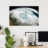 ハドソンベイ海氷2006年4月29日。 ポスター (ホームオフィス)