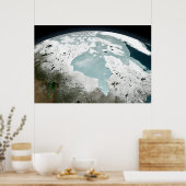 ハドソンベイ海氷2006年4月29日。 ポスター (キッチン)