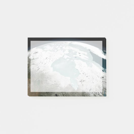 ハドソンベイ海氷2006年4月29日。 ポストイット (正面)