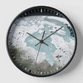 ハドソンベイ海氷2006年4月29日。 壁時計 (正面)