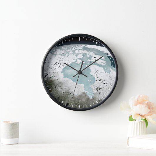 ハドソンベイ海氷2006年4月29日。 壁時計 (ホーム)