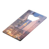 ハドソンヤード(Vessel)エンパイアステート建物, NYC クレジットカード栓抜き (正面アングル)