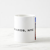 ハドソンヤード(Vessel)エンパイアステート建物, NYC コーヒーマグカップ (中央)
