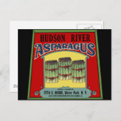 ハドソンリバーアスパラガスラベル ポストカード (正面/裏面)