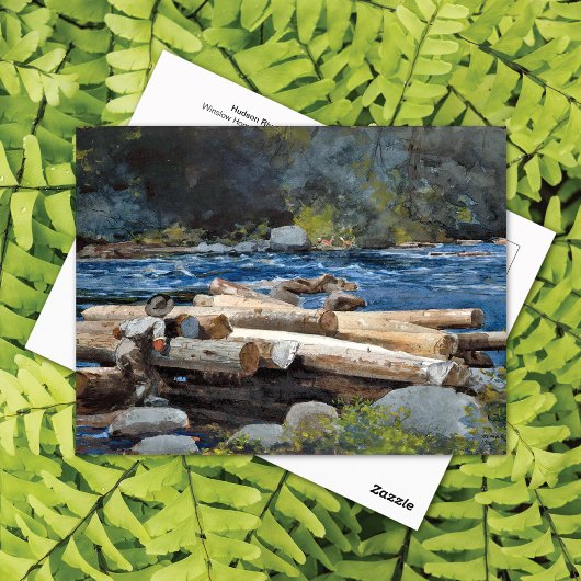 ハドソンリバーアディロンダックスウィンスローホームマー ポストカード