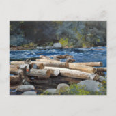 ハドソンリバーアディロンダックスウィンスローホームマー ポストカード (正面)