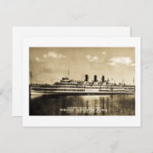 ハドソンリバーデイラインスティーマワシントンアーヴィング ポストカード (正面/裏面)