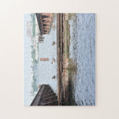 ハドソンリバーニューヨーク市写真のアヒル ジグソーパズル (縦)