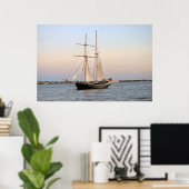 ハドソンリバーボートツアー ポスター (ホームオフィス)