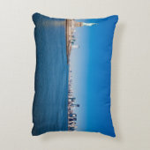 、ハドソン川およびマンハッタン自由の女神 アクセントクッション (裏面(縦))