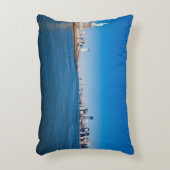 、ハドソン川およびマンハッタン自由の女神 アクセントクッション (正面(垂直))