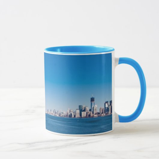 、ハドソン川およびマンハッタン自由の女神 マグカップ (右)