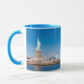 、ハドソン川およびマンハッタン自由の女神 マグカップ (左)