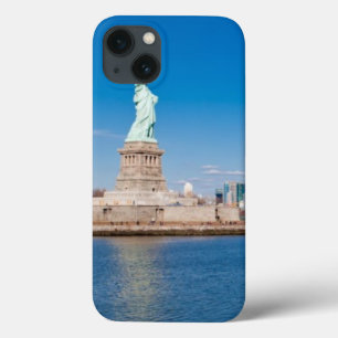 、ハドソン川およびマンハッタン自由の女神 iPhone 13ケース