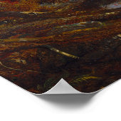 ハドソン川で1860(キャンバス上の油) ポスター (角)