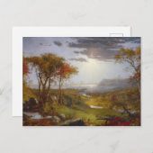 ハドソン川で1860(キャンバス上の油) ポストカード (正面/裏面)