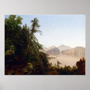 ハドソン川に沿ったジョン・フレデリック・ケンセット ポスター