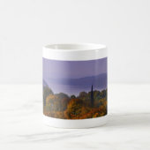 ハドソン川のパノラマ式秋 コーヒーマグカップ (中央)