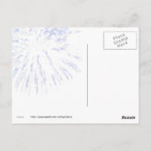 ハドソン川の上の花火 ポストカード (裏面)