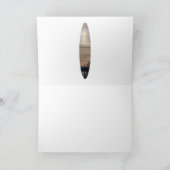 ハドソン川の上の黒犬 カード (内部)