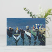 ハドソン川の休日 | ジョージ・ルクス カード (スタンド正面)