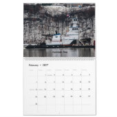 ハドソン川の引っ張り---沖合いのKirby 2018年 カレンダー (2月 2027)