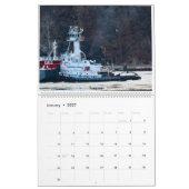 ハドソン川の引っ張り---沖合いのKirby 2018年 カレンダー (1月 2027)