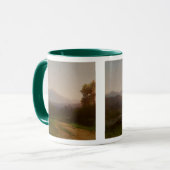 ハドソン川の景色、c.1860-5 (キャンバスの油) マグカップ (正面左)