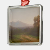 ハドソン川の景色、c.1860-5 (キャンバスの油) メタルオーナメント (左)