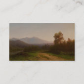 ハドソン川の景色、c.1860-5 (キャンバスの油) 名刺 (裏面)