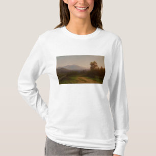 ハドソン川の景色、c.1860-5 (キャンバスの油) tシャツ