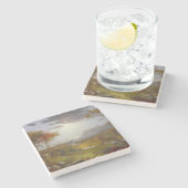 ハドソン川の秋(ニューヨーク州) ストーンコースター (横)