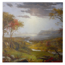 ハドソン川の秋(ニューヨーク州) タイル