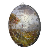 ハドソン川の秋(ニューヨーク州) ダーツボード (正面右)