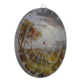 ハドソン川の秋(ニューヨーク州) ダーツボード (正面左)