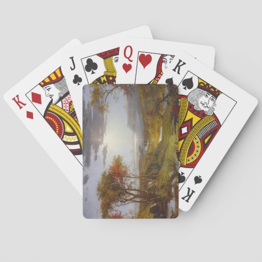 ハドソン川の秋(ニューヨーク州) トランプ (裏面)