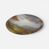 ハドソン川の秋(ニューヨーク州) ペーパープレート (アングル)