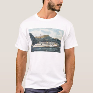 ハドソン川の蒸気船の` St. John Tシャツ