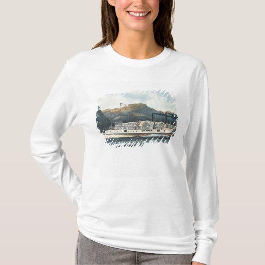 ハドソン川の蒸気船の` St. John Tシャツ (正面)