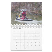 ハドソン川のTowboats 2018年の引っ張り カレンダー (1月 2027)